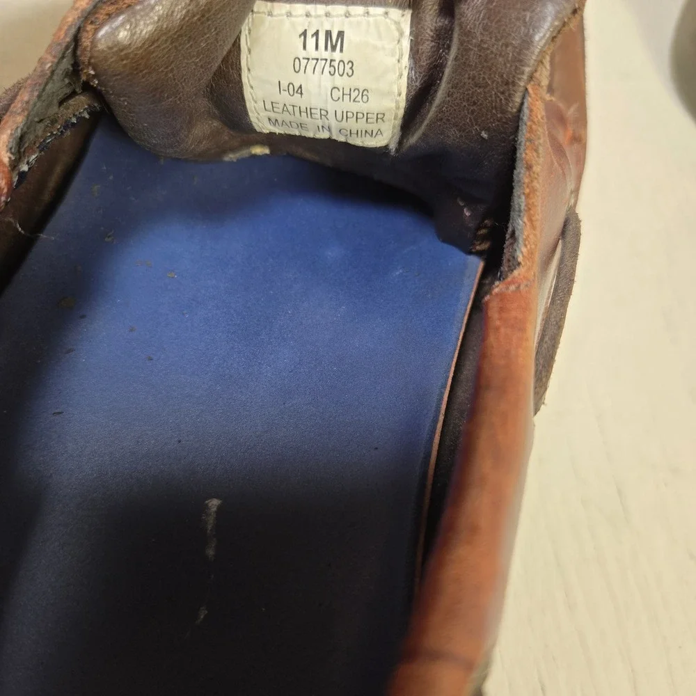 Sperry Top-Sider Mens Billfish Boat Shoes Brown Leather Loafers 0777503 Size 11M